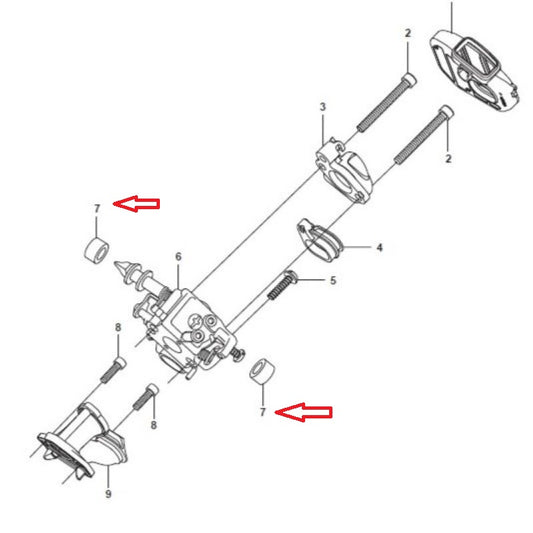Anello parapolvere motosega Husqvarna