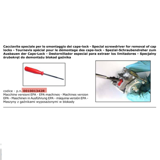 Cacciavite speciale caps-look