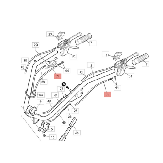Cavo trasmissione trincia