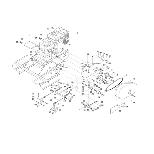 Cinghia trasmissione NTR 350