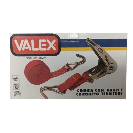 Cinghia con ganci e tenditori