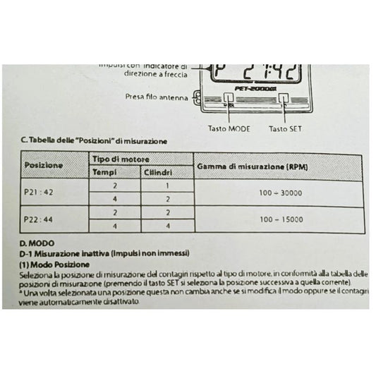 Contagiri elettronico