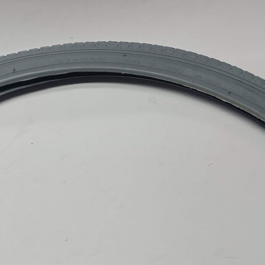 Copertone grigio 24 x 1 3/8 carrozzina