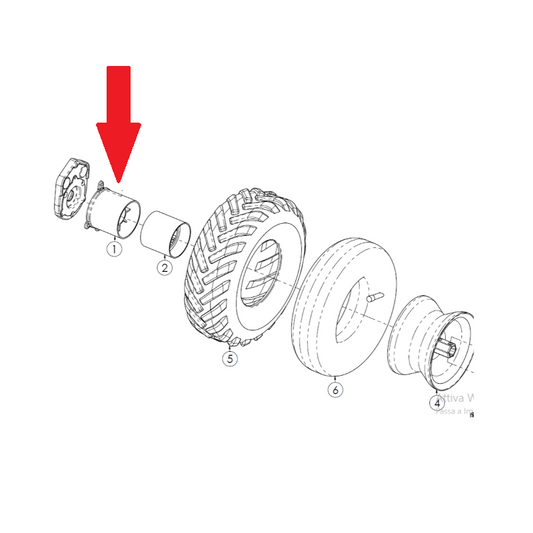 Cuffia interna motofalce