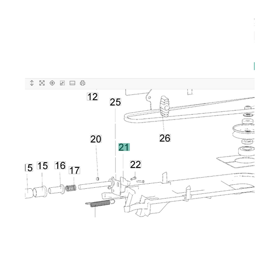 Freno ganascia falciatutto