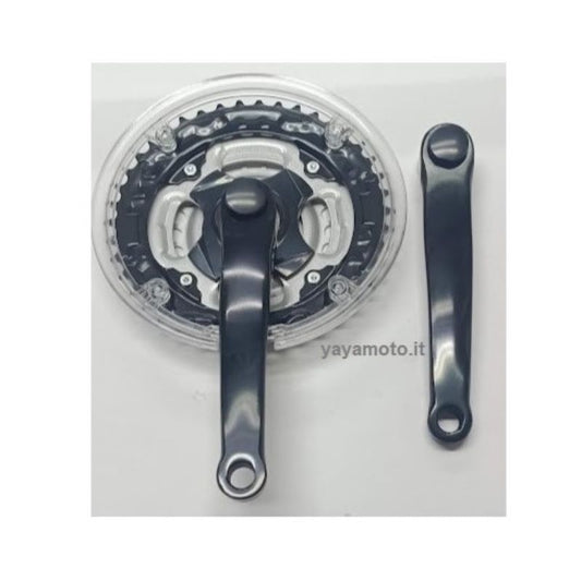 Guarnitura e pedivella in acciaio MTB