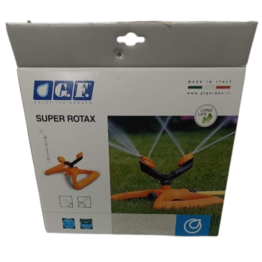 Irrigatore rotante a 2 bracci