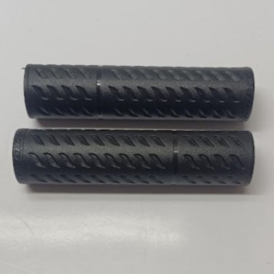 Coppia manopole MTB in gomma nere