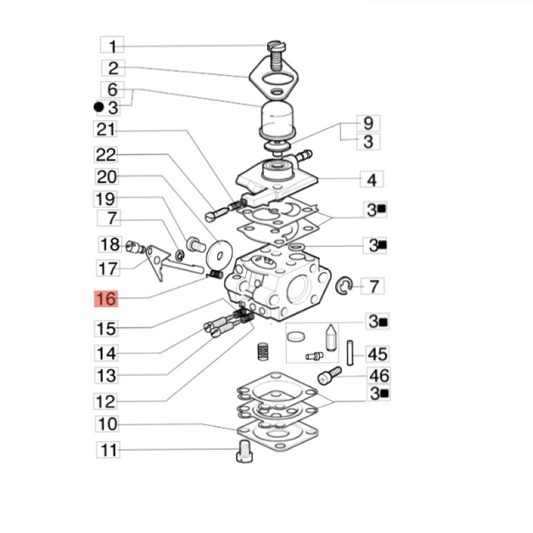 Molla albero a farfalla carburatore