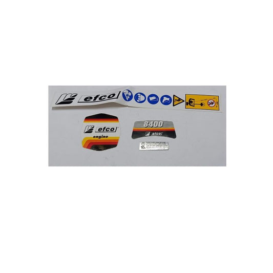 Serie etichette adesive decespugliatore Efco