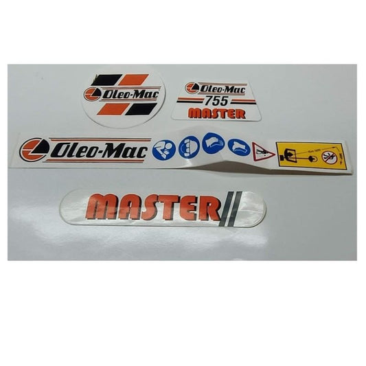Serie etichette adesive decespugliatore