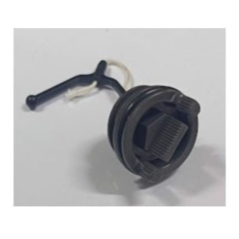 Tappi Carburante E Olio Per Motosega Husqvarna - Set Di 2 Pezzi In Plastica Nera, Compatibili Con Modelli 51,55,136,137,141,142,254,257,261,262 - 2