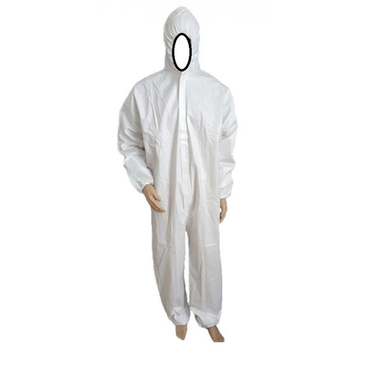 Tuta monouso con cappuccio