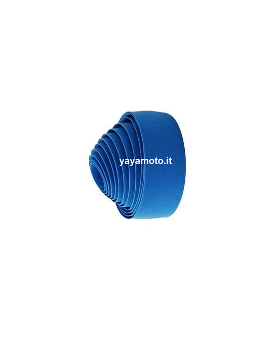 Nastro coprimanubrio blu ciclo corsa