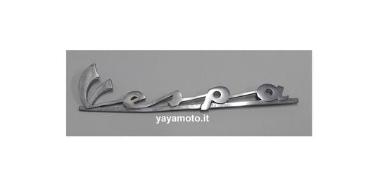 Targhetta scritta anteriore alluminio Vespa