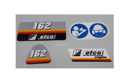 Serie Etichette motosega Efco 162 serie