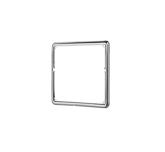 Cornice portatarga Piaggio Vespa in acciaio cromato