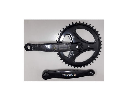 Guarnitura corona acciaio 42 denti bicicletta