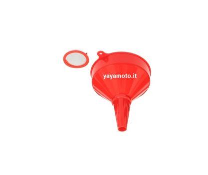 Imbuto in plastica con filtro in rete