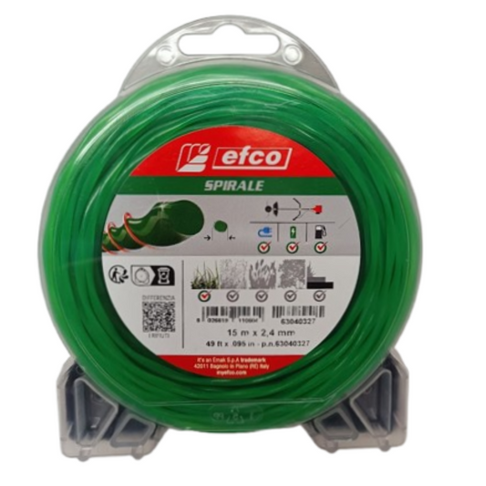 Filo di nylon a spirale