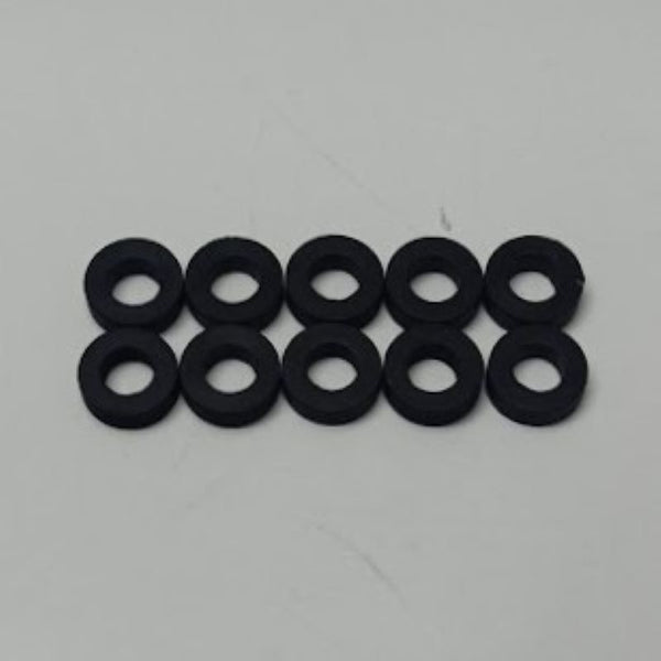 AAGUT Set 16 Ruote Girevoli A Baionetta Per Secchi Mocio - Gomma Termoplastica Antimacchia, Adatte Per Rubbermaid E Wave Brake