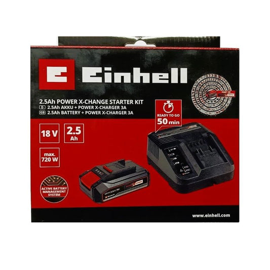 kit batteria e carica batteria Einhell