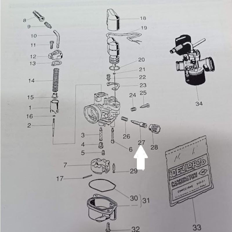Strumento di regolazione della vite pilota del carburatore FOREHILL da Strumento di regolazione della vite pilota del carburatore FOREHILL da