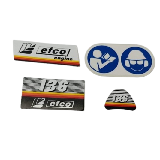 Serie etichette Efco 136