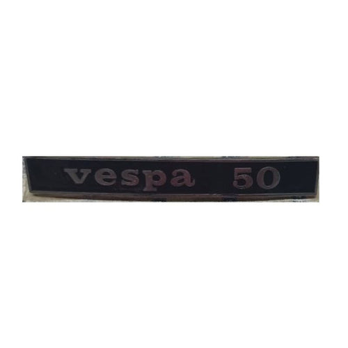 Targhetta posteriore Vespa 50