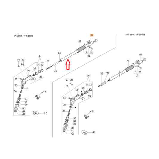 Tuo di trasmissione decespugliatore Efco