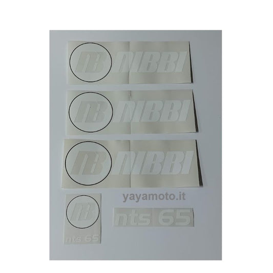 Serie etichette adesivi Nibbi