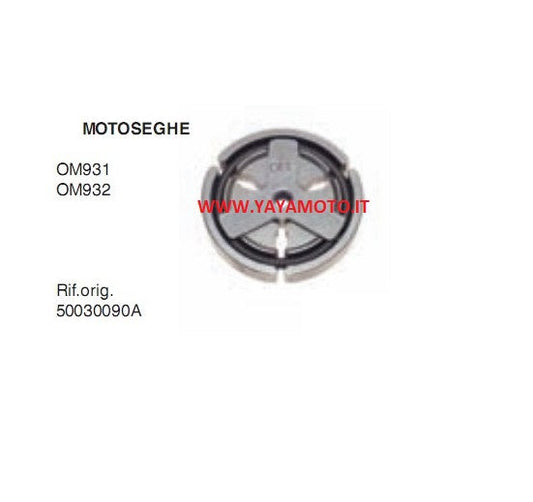 Frizione completa motosega Efco 131 Oleomac 932 Zenoah