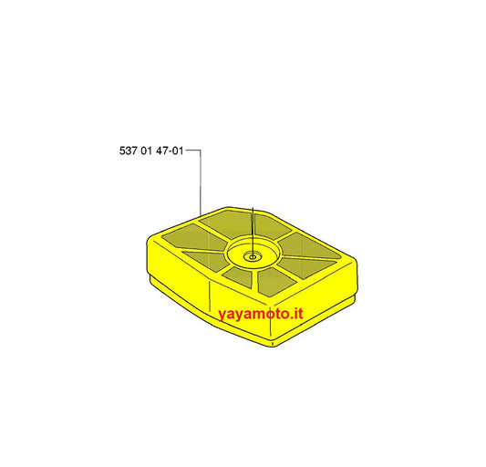 Filtro aria motosega Jonsered Husqvarna 385